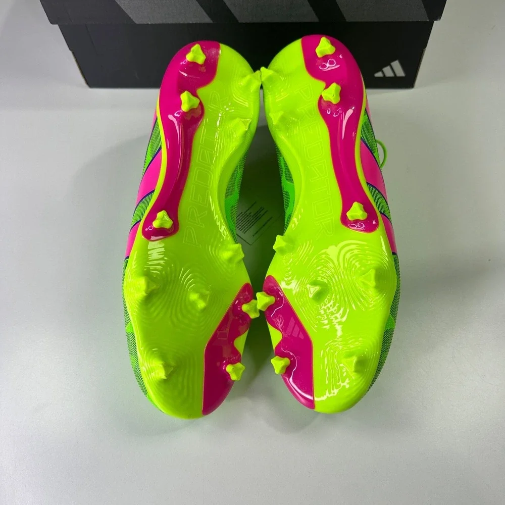 Adidas Men's Predator League FG Gen Pre Cleats Size 12 Green/ Black ID0701